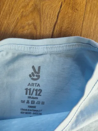 Camiseta youtuber Arta talla 11-12 azul