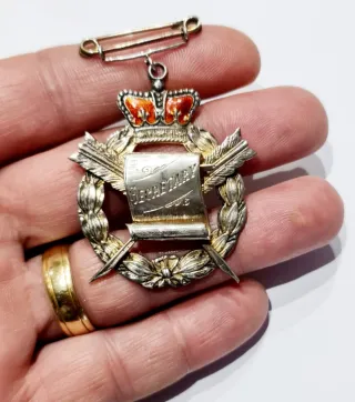 Medalla Masónica de Secretario, plata de ley.