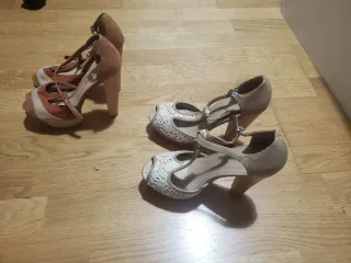 Zapatos de tacón plataforma talla 38