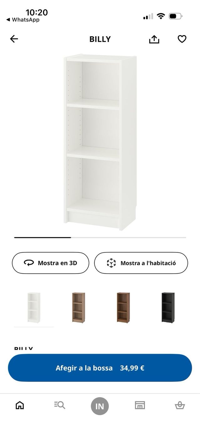 Estantería Billy Ikea Blanca