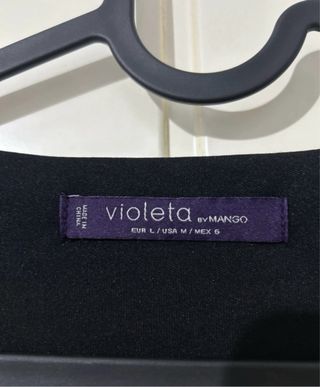 Vestido Terciopelo Negro Talla L