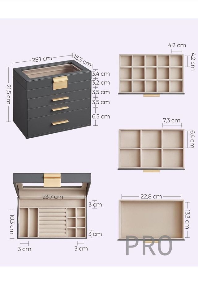 Caja de Joyas SONGMICS