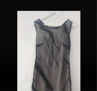 Vestido elegante negro  talla L