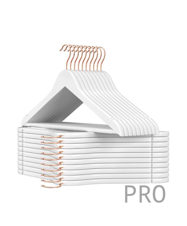 Juego de 20 perchas de madera SONGMICS