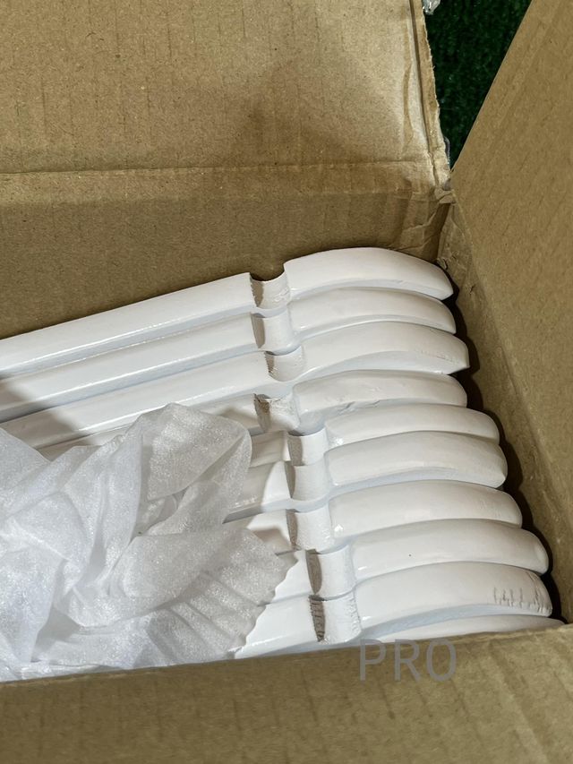 Juego de 20 perchas de madera SONGMICS