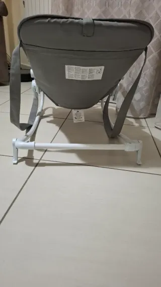 Sdraietta neonato grigia con giochi