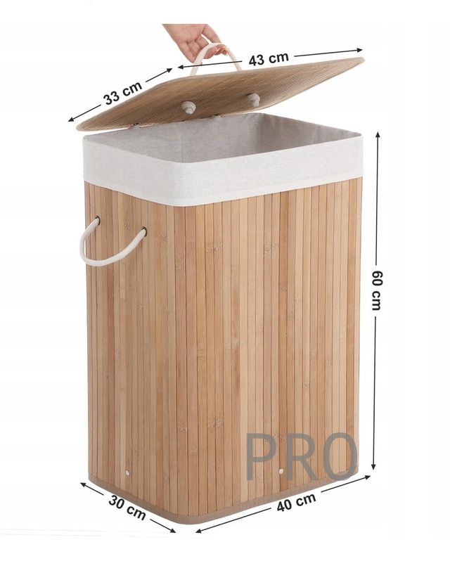 Cesto de lavandería Songmics