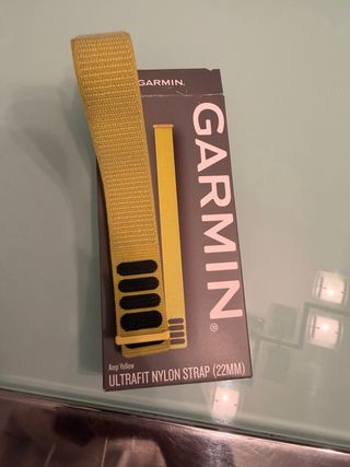 Correa Garmin Ultrafit Nylon 22mm Amarilla