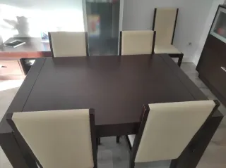 Mesa comedor y 6 sillas