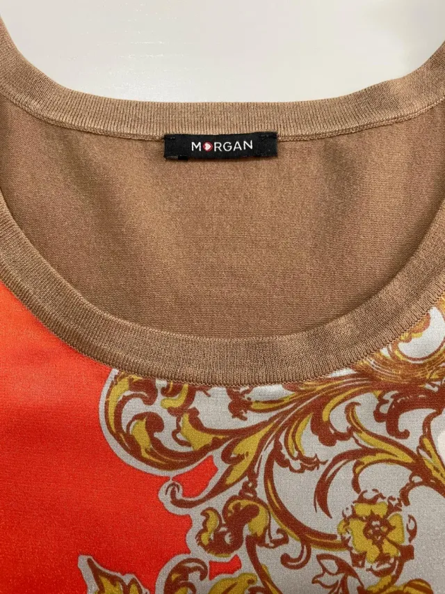 Morgan Camiseta sin mangas estampado barroco