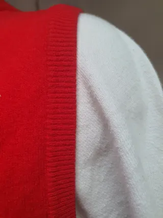 Gilet Benetton 100% Lana Vintage Anni '80 Tg 48