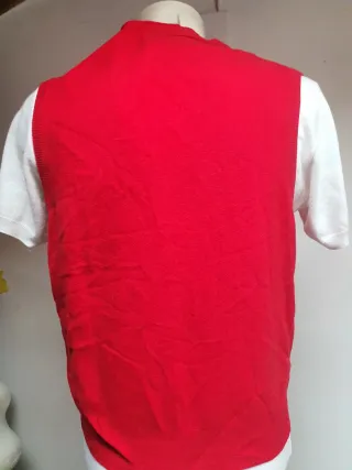 Gilet Benetton 100% Lana Vintage Anni '80 Tg 48