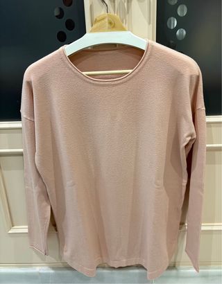 Jersey rosa de punto fino