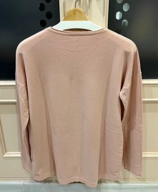 Jersey rosa de punto fino