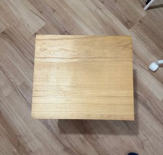 Mesita de noche madera y metal