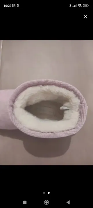 Botas niña negras. Talla 27