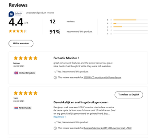 PC Monitor Philips 273B9/00 FHD 75Hz USBC DP HDMI