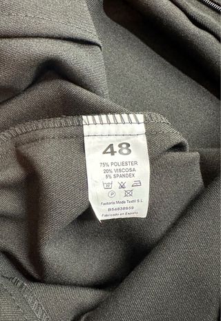 Pantalón señora Marusela Talla 48 Negro