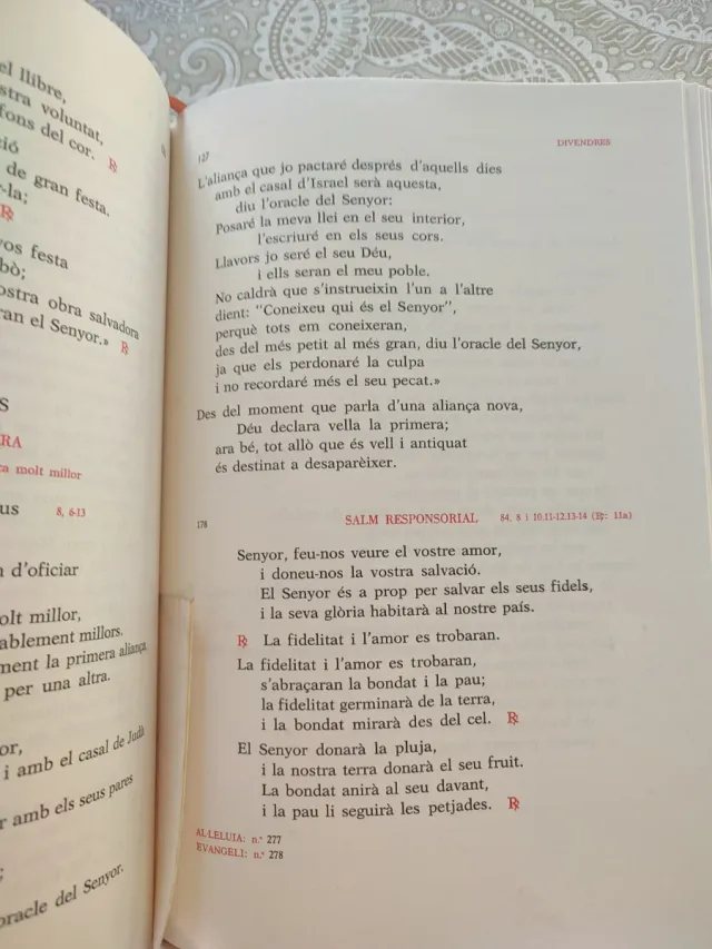 Misal Roma , Ferial i Leccionari