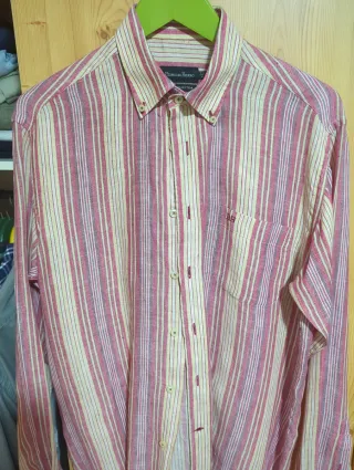 Camisa Pedro del Hierro Rayas M manga larga
