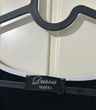 Vestido negro sin mangas L