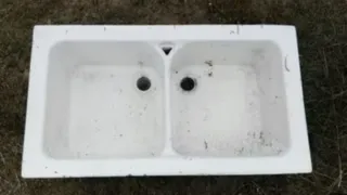 Pila de lavadero doble seno