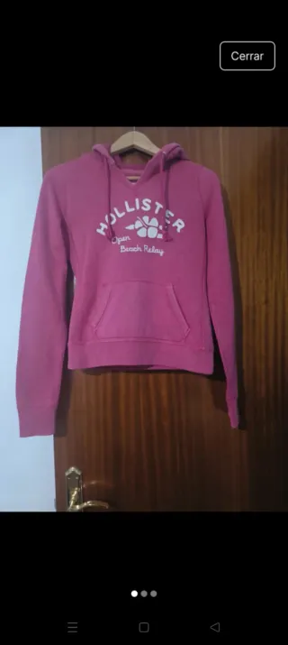 Sudadera Hollister Rosa