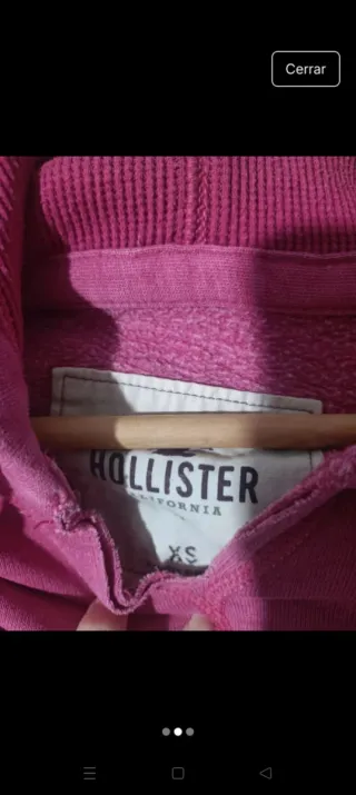 Sudadera Hollister Rosa