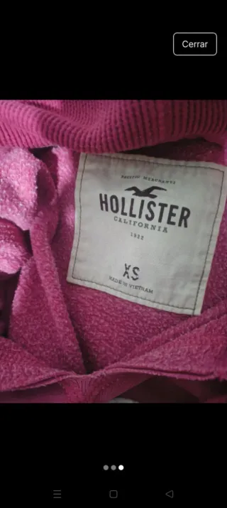 Sudadera Hollister Rosa