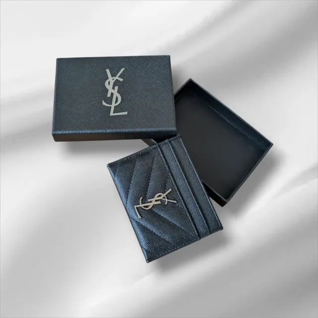 Tarjetero Saint Laurent Negro