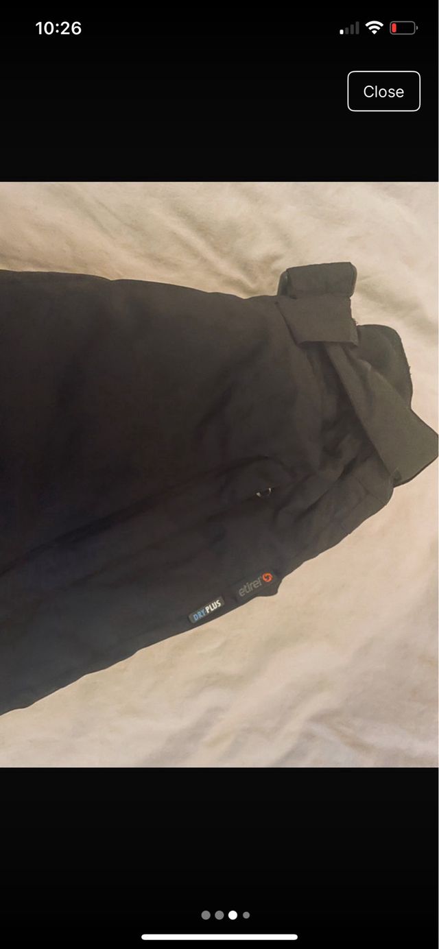 Pantalóni da snowboard/sci donna neri