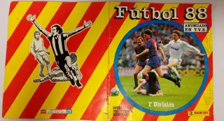 Álbum de cromos 88 futbol 1 división Panini