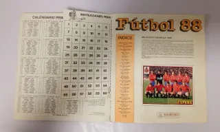 Álbum de cromos 88 futbol 1 división Panini