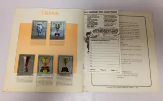 Álbum de cromos 88 futbol 1 división Panini
