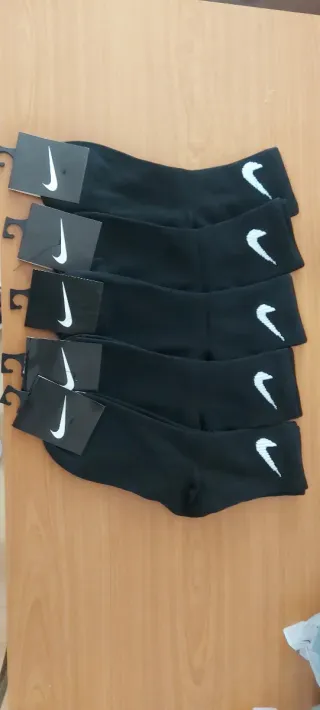 Pack 5, Calcetines Nike Negros