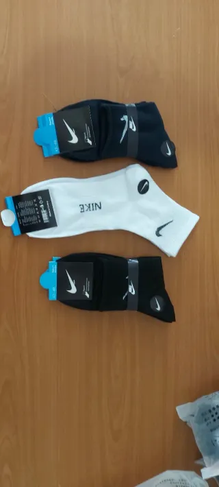 Pack 5, Calcetines Nike Negros