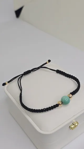 Bracciale in oro 18K con smeralda tipo murraya