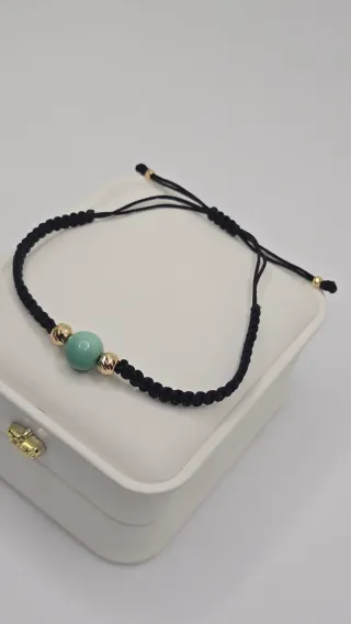 Bracciale in oro 18K con smeralda tipo murraya