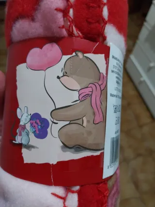 Plaid Brandani 130x150 cm Rosso