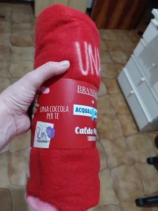 Plaid Brandani 130x150 cm Rosso