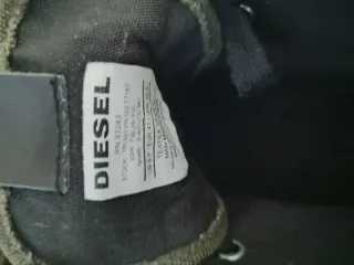 Diesel zapatillas de caña alta verde militar