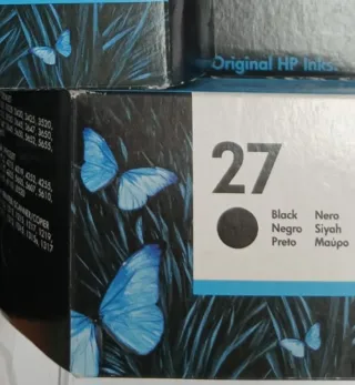 Cartucho Tinta HP 27 Negro