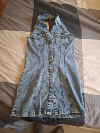 Vestido tejano sin mangas