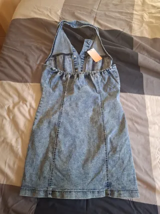Vestido tejano sin mangas