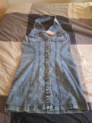 Vestido tejano sin mangas