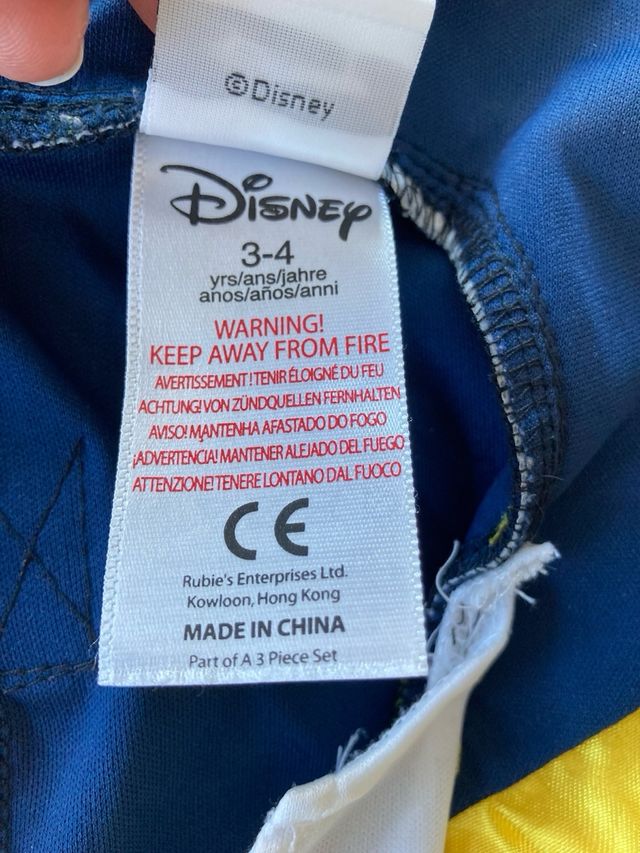 Disfraz Pirata Disney Talla 3-4 Años