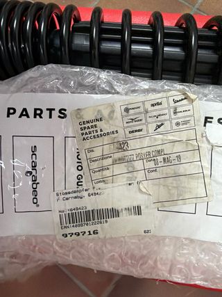 Amortiguador Trasero Piaggio 649423 Original