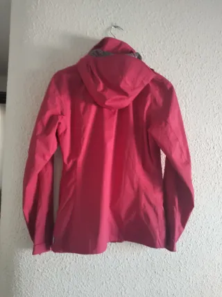 Chaqueta impermeable Quechua mujer rosa