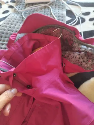 Chaqueta impermeable Quechua mujer rosa