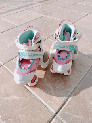 Patines Hudora para niña talla ajustable